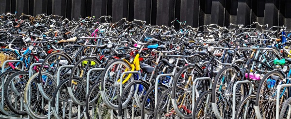 Amsterdam is definitely a bicycling capital of Europe